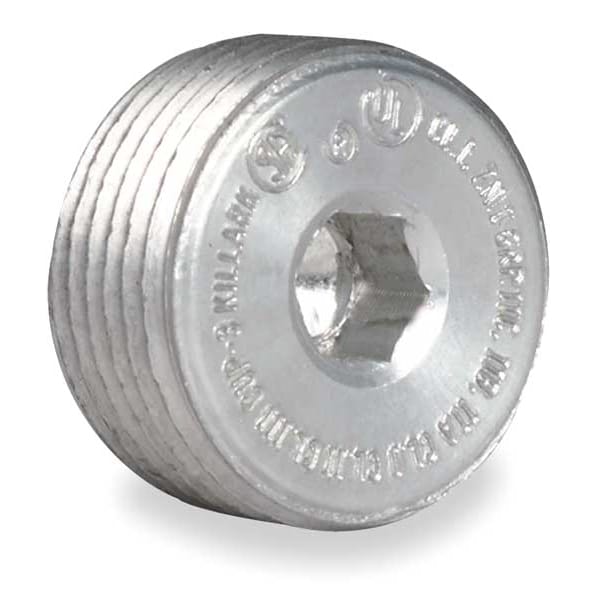 HUBBELL KILLARK Plug,Recessed,1-1/2 In (CUP-5) | Zoro