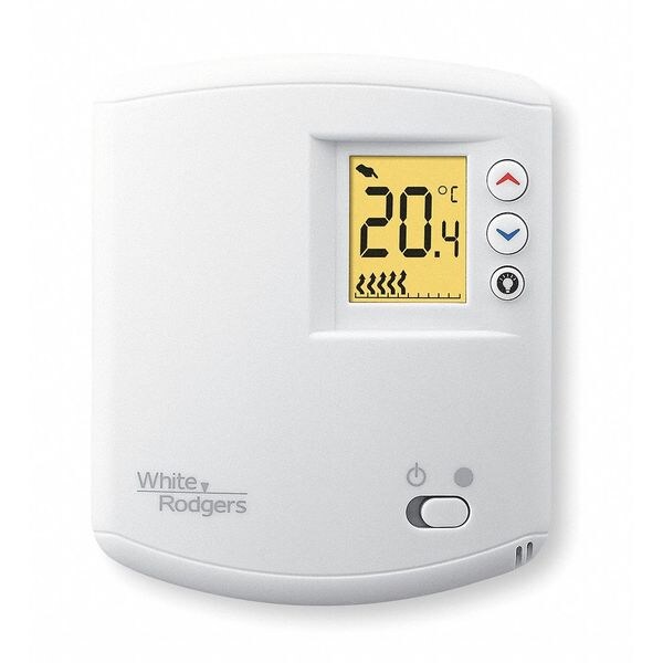WhiteRodgers 1E65144 32.83 Line Voltage Thermostat, Open on Rise