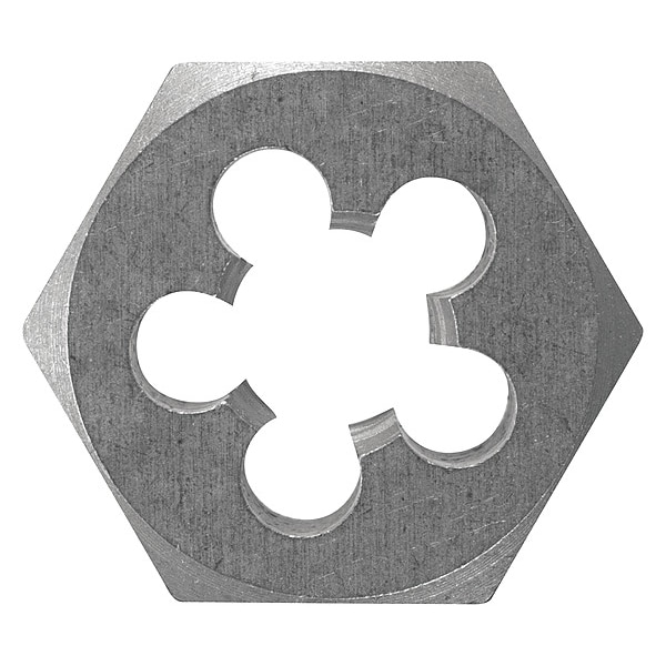 Vermont American Hexagon Die, Carbon Steel, RH, 1/2-13, NC