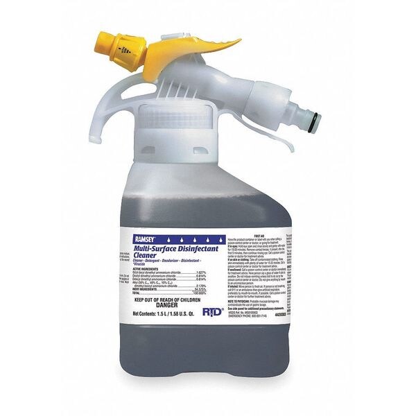 Ramsey Disinfectant Cleaner, 1.5 L , 2 PK RTD MultiSurface