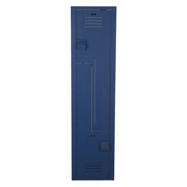 Bradley Wardrobe Z Locker, 15 in W, 18 in D, 72 in H, (1) Wide, (2