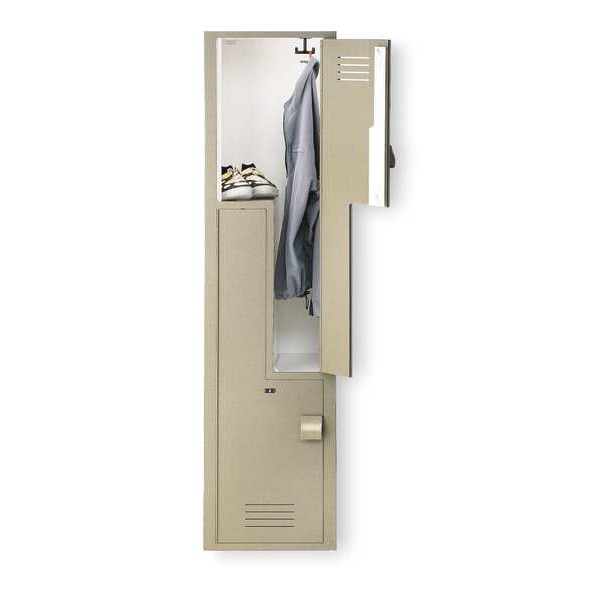 Bradley Wardrobe Z Locker, 15 in W, 18 in D, 72 in H, (1) Wide, (2