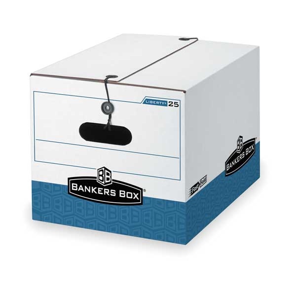 Bankers Box Banker Box, Ltr/Lgl, StringBttn, PK12 00025 Zoro
