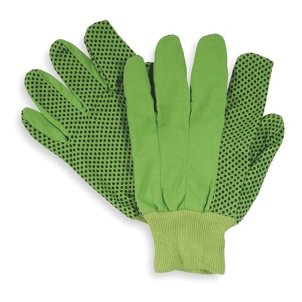 Condor Glove, Cotton, S, High Visibility Lime Green, PR 2RA13