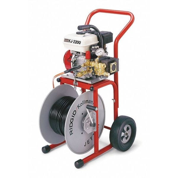 Ridgid Water Jetter Drain Machine, 11/4 to 6 In KJ2200C Zoro
