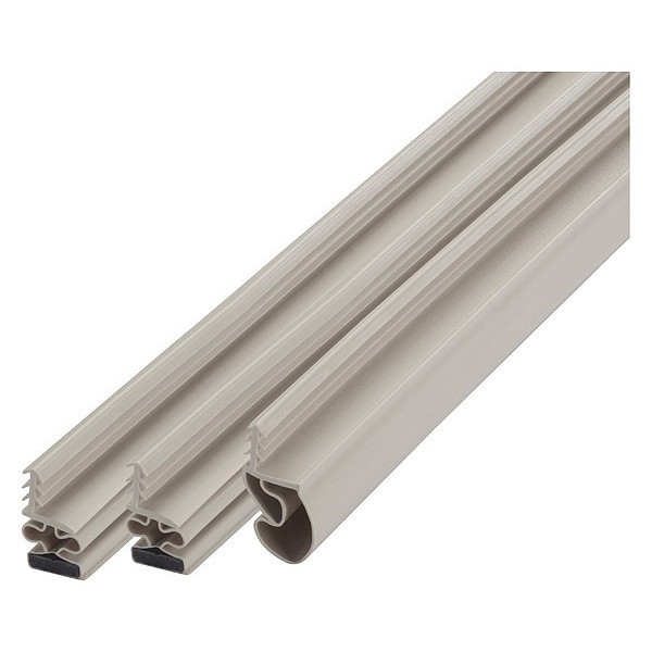 2RRP1 Steel Door Weatherstrip,Magnetic,Beige | Zoro.com