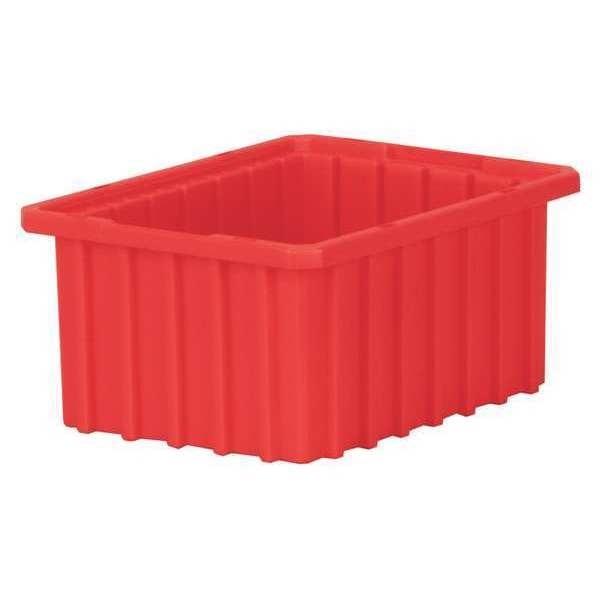 Akro-Mils Divider Box, Red, Industrial Grade Polymer, 10 7/8 in L, 8 1/4 in W, 5 in H 33105RED