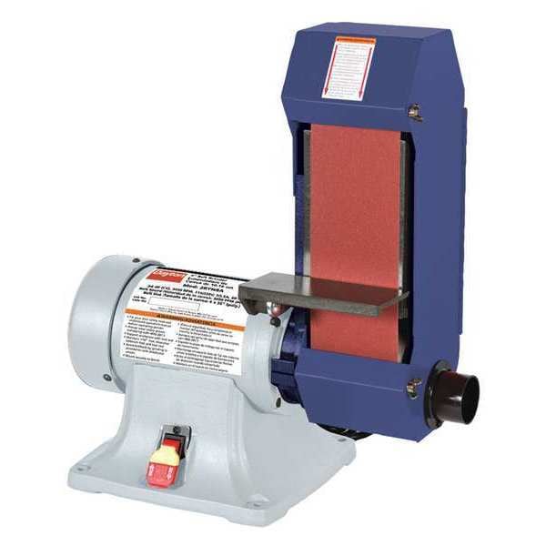Dayton Belt Grinders, 3/4 hp, Disc Dia, RPM Disc Speed, Corded, 120