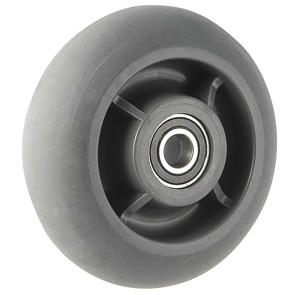 Zoro Select Caster Wheel, 500 lb., 8 D x 2 In. 2RYY4 Zoro