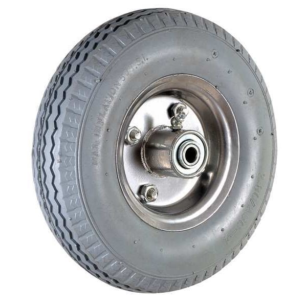 Zoro Select Tubed Pneumatic Wheel, 9 in., 300 lb. 2RZJ4