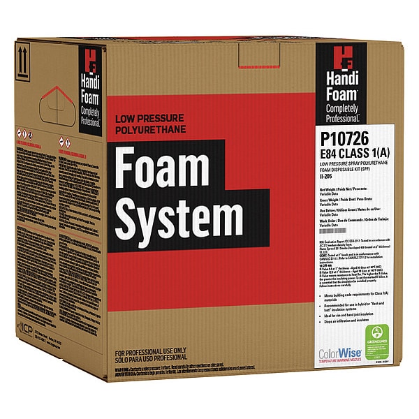 HandiFoam Insulation Spray Foam Sealant Kit, 41 lb, Two Cylinders