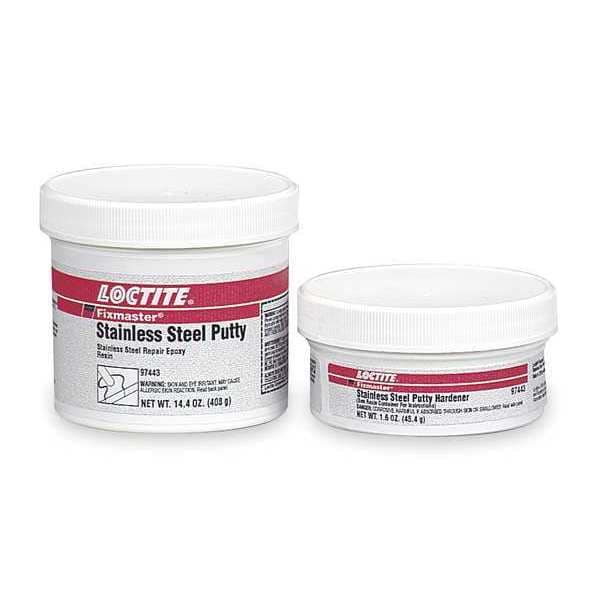 Loctite Putty, 1 lb Container Size, Can, EA 3476, Metallic