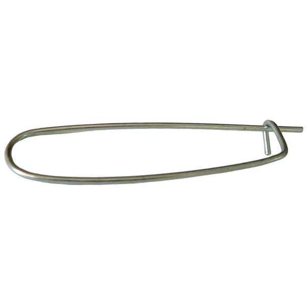 Zoro Select Safety Pin, Carbon Steel, Not Graded, Zinc Plated, 1/16 in Pin Dia, 2 1/2 in Usbl L, 3 in L, 100 PK U39631.006.0250