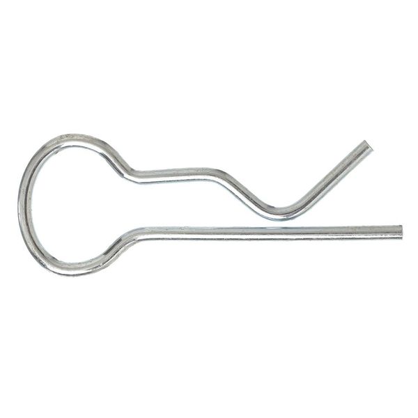 Zoro Select Cotter Pin, Hairpin, 1/8"Dx3-1/8" L, PK10 2UJP3
