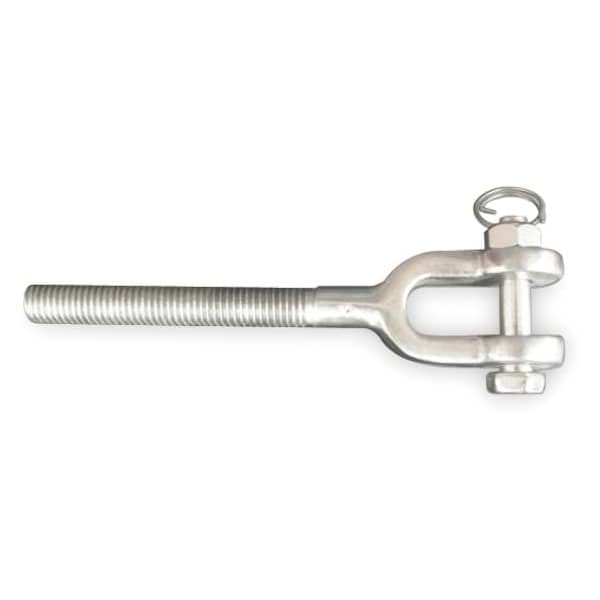 Zoro Select Turnbuckle, Jaw End, Left, 5200Lb, 6 In 2UMA7