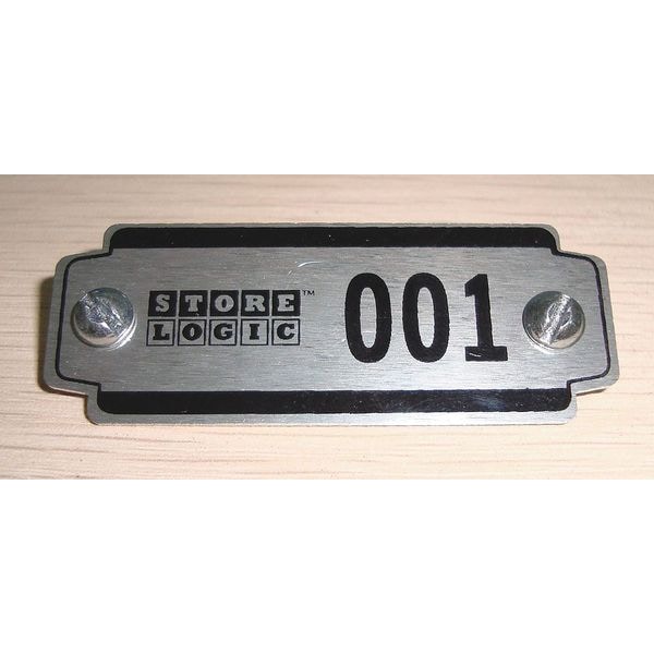 Zoro Select Number Plate, Numbers 51-100, PK50 2VUW2