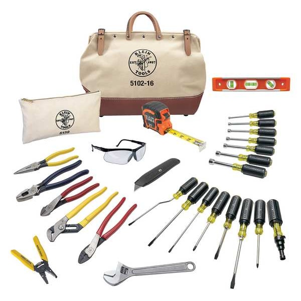 Klein Tools 80028 398.88 General Hand Tool Kit, No. of Pcs. 28