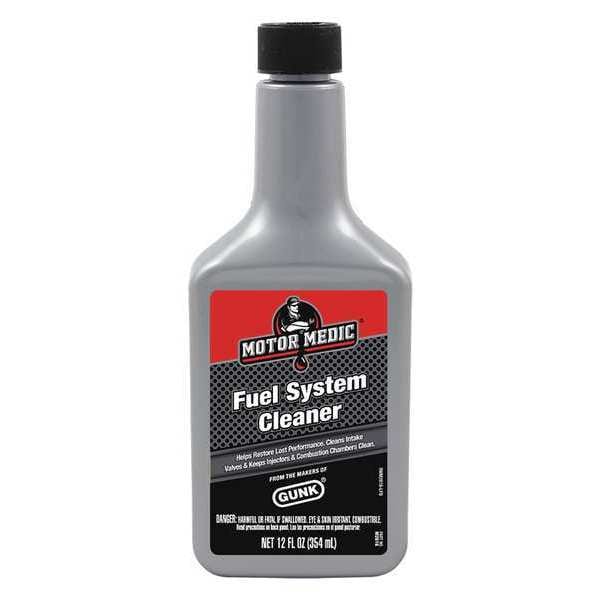 Motor Medic Fuel System Cleaner, 12 oz. Size, Amber M2616 Zoro