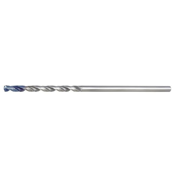 Osg Extra Long Drill Bit, 9.70mm Size, 140 Degrees Point Angle, Solid Carbide, WD1 Finish 553038112