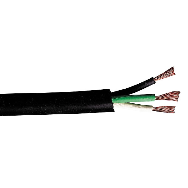 Colossal　ケーブル 5m　コロッサル Carol Portable Cord, SOOW, 12 AWG, 3 C, Black, EPDM Rubber