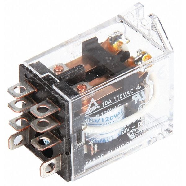 Omron Relay, 8Pin, DPDT, 10A, 120VAC LY2FAC110/120 Zoro
