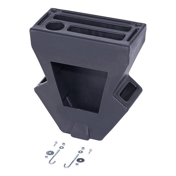 Zoro Select Pallet Truck Caddy, Molded Plastic P-CADDY-BK - main
