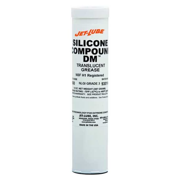 JetLube Dielectric Grease, Silicone DM, 14 Oz. 73550 Zoro
