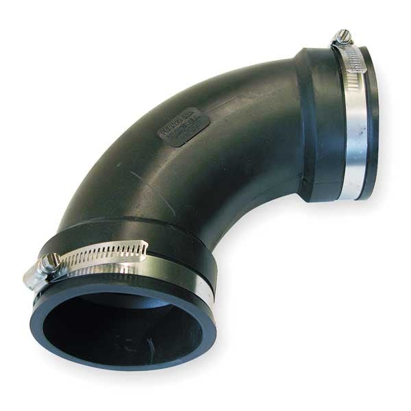 Zoro Select Flexible Elbow, For Pipe Size 3" QL-300