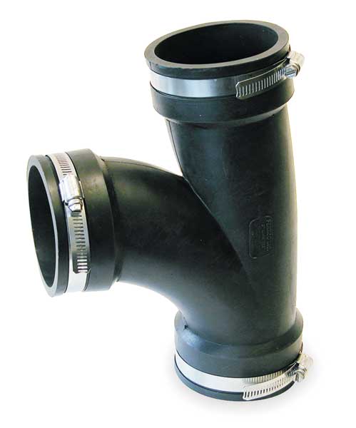 Zoro Select Flexible Tee, For Pipe Size 3" QT-300