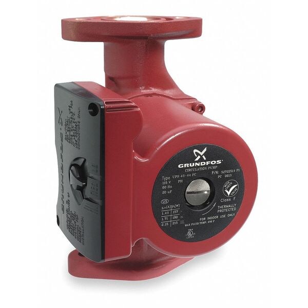 Grundfos Hot Water Circulator Pump, 1/6, 230, Flange Connection UPS4344BFC Zoro