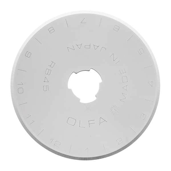 Olfa Rotary Straight Blade, 45mm W, PK5 RB45-5