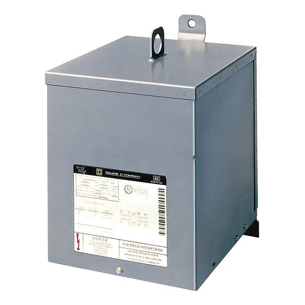 Square D 5S4F Transformer,5kVA,120/240V,Wall