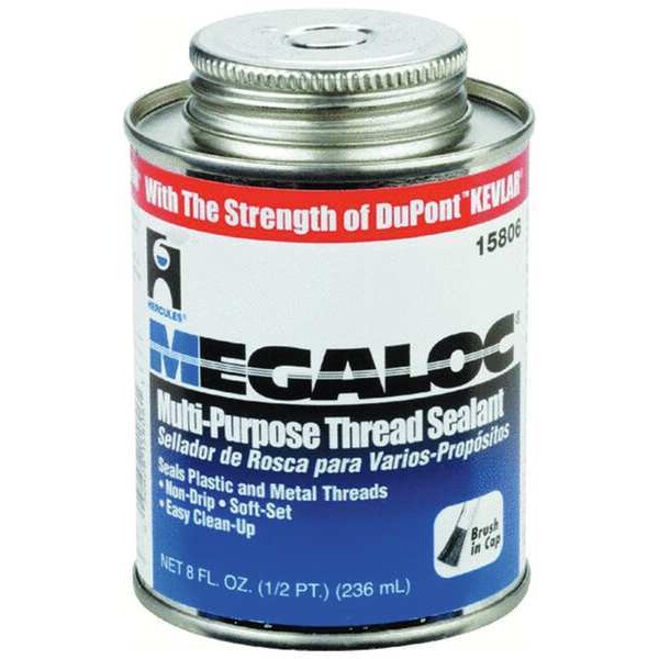 thumbnail image 2 of Permatex 80045 Pipe Thread Sealant 16 Oz Brush-Top Can - Pipe Joint Compound 2 of 5
