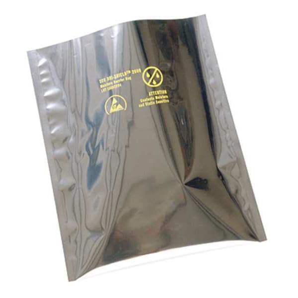 Scs Moisture Barrier Bag, 10x6in, Silver, Pk100 700610