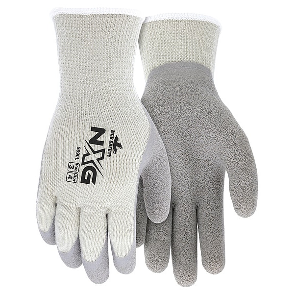 Mcr Safety 9690XL 4.98 Cold Protection Gloves, XL, Gray, Latex, PR