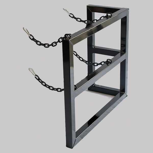 Jt Racking Systems Gas Cylinder Rack, 14inWx24inDx30inH 2D1WR Zoro