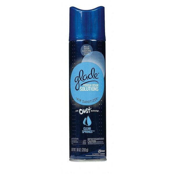 Glade Air Sanitizer, Clear Springs, 10 oz., PK12 CB715935 Zoro