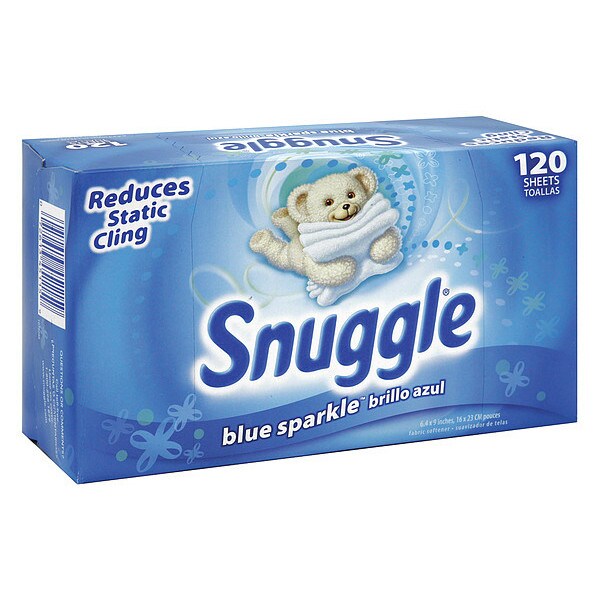 Snuggle 45115 46 41 SNUGGLE Box Dryer Sheets 6 Pack 120 Sheets Pack
