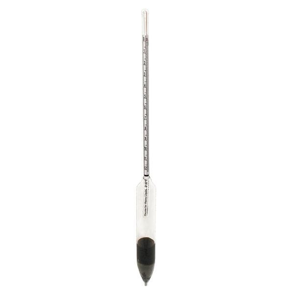 Vee Gee Hydrometer, Baume Heavy, 305mm L 66091 Zoro