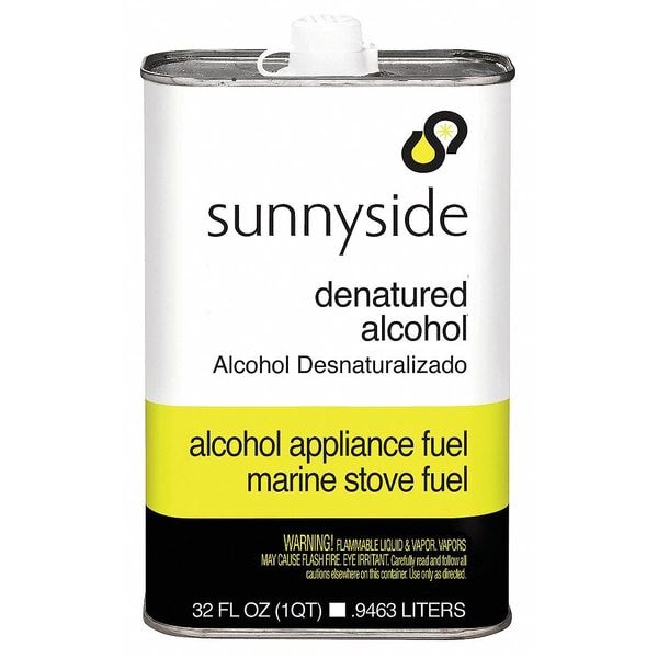 Sunnyside Denatured Alcohol Solvent, 1 qt. 83432 Zoro