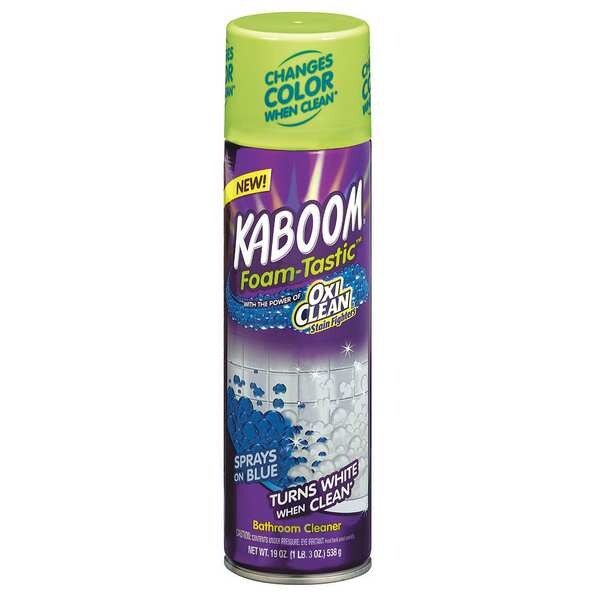 Kaboom 5703700071 43.27 Bathroom Cleaner, Foaming, 19 oz, PK8
