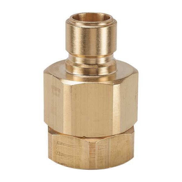 Snap-Tite Hydraulic Quick Connect Hose Coupling, Brass Body, Ball