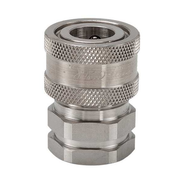SnapTite Hydraulic Quick Connect Hose Coupling, 316 Stainless Steel