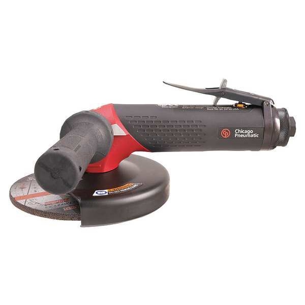 Chicago Pneumatic Angle Angle Grinder, 3/8 in NPT Female Air Inlet, Heavy Duty, 10,000 RPM, 2.3 hp CP3650-100AB6VK