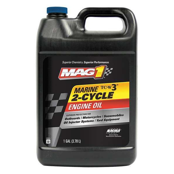 Mag 1 2-Cycle Synthetic Blend Marine Motor Oil, TC-W3 certified