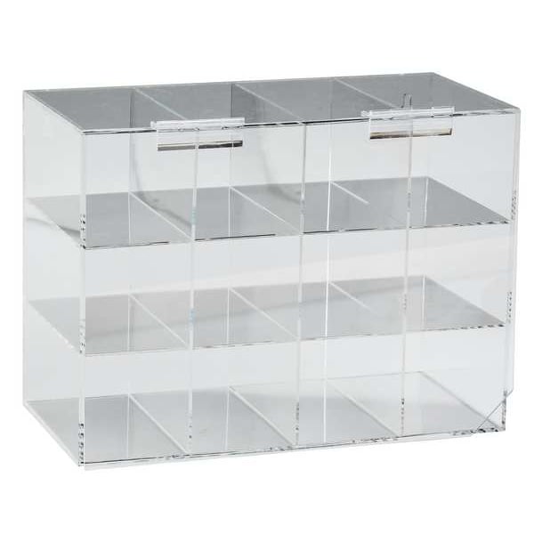 Brady Safety Glasses Holder, 111/2in.H, Acrylic GH12D Zoro