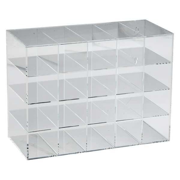 Brady Safety Glasses Holder, 113/4in.H, Acrylic GH20N Zoro