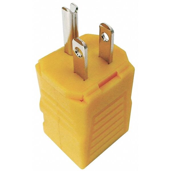 Power First 3 Wire Straight Blade Plug 125VAC 15A 20VR88 | Zoro