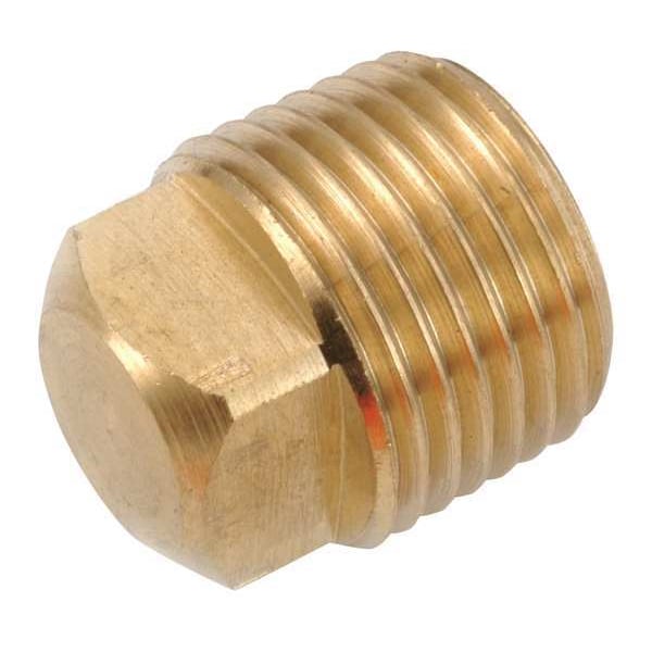 Zoro Select Low Lead Brass Square Head Plug, 3/4" Pipe Size 706109-12