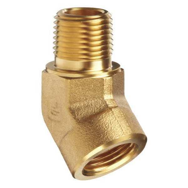 Parker Brass Pipe Fitting, FNPT x MNPT, 1/4" Pipe Size 44 SVEB Zoro
